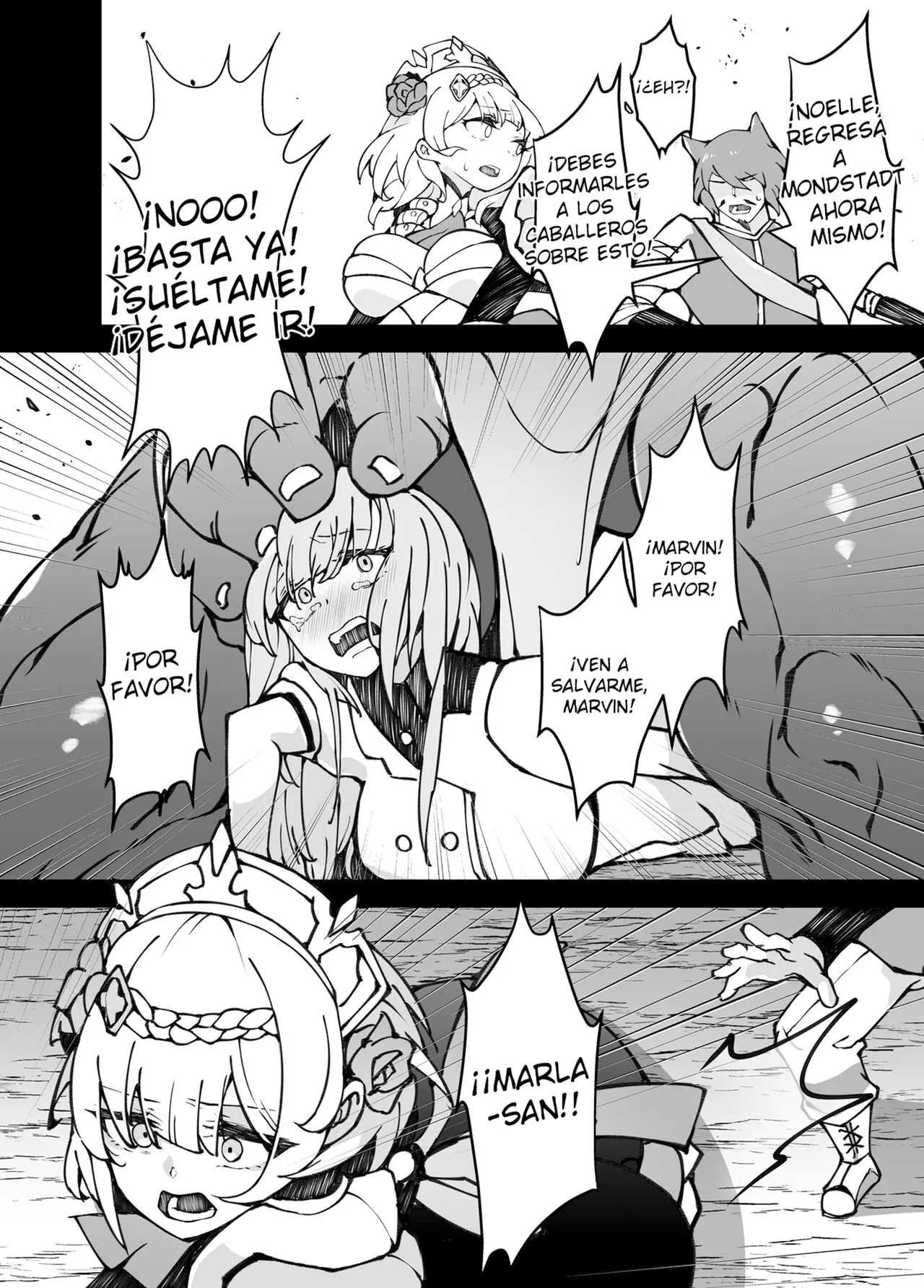 The Attack of the Hilichurls II ~The Invasion's Prelude~ Noelle,Chivalric Blossom that withered~ page 10 full