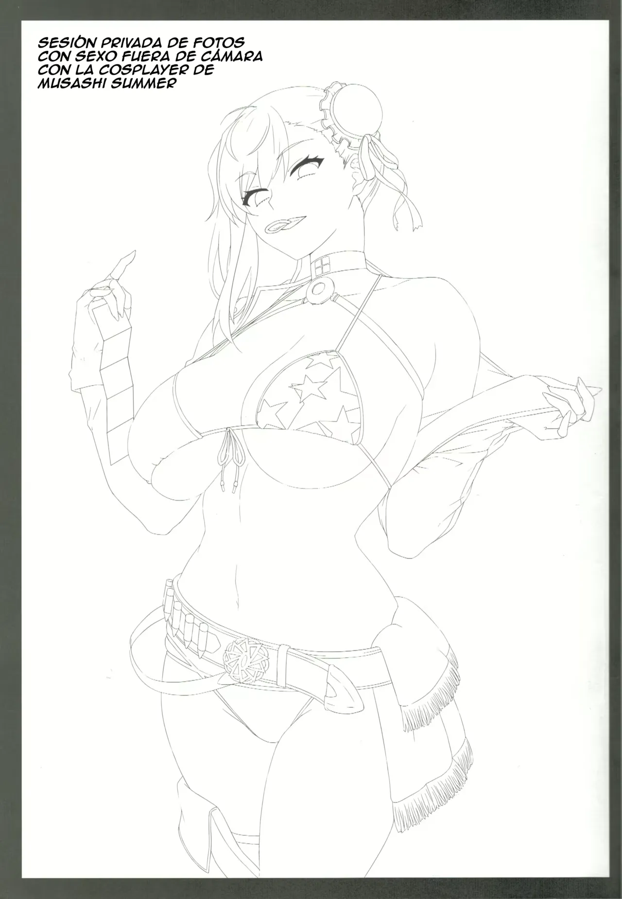 Mizugi Musashi-chan Layer Off-Pako Kosatsu page 2 full