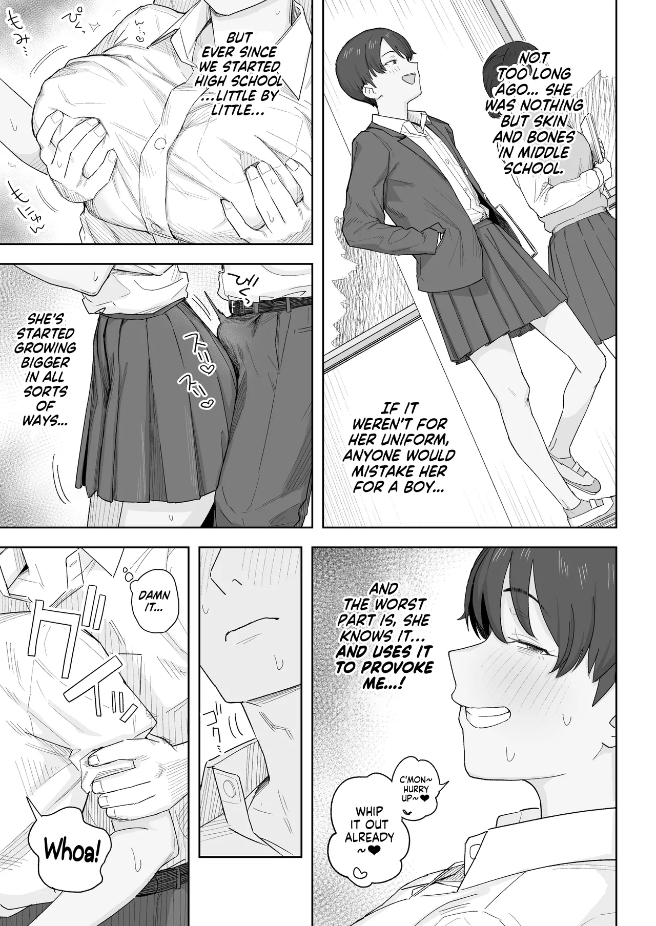 Mukashi Kara Otokoppoi Osananajimi mo Chanto Mesu ni Sodachimashita | Even my Tomboy Childhood Friend Grew up Into a Proper Female page 10 full