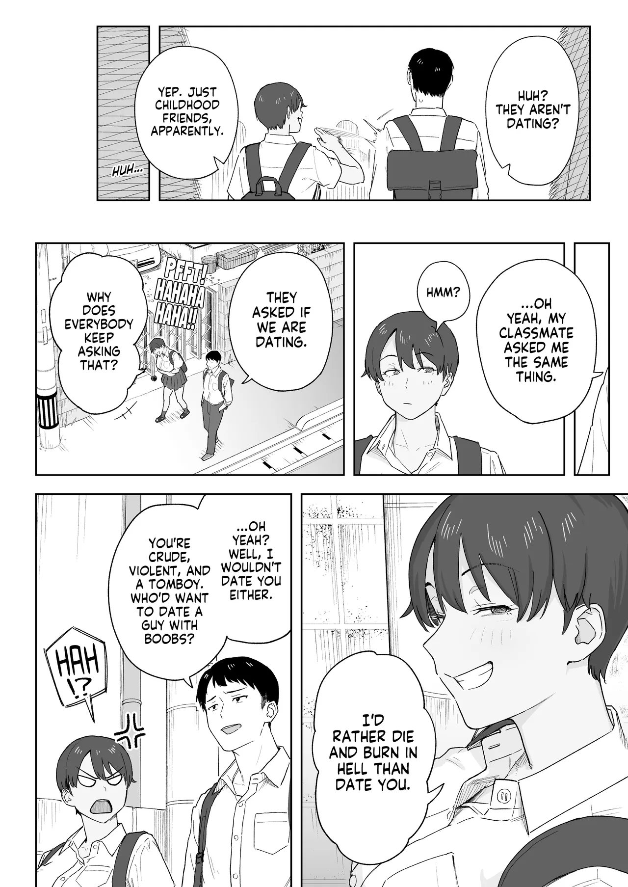 Mukashi Kara Otokoppoi Osananajimi mo Chanto Mesu ni Sodachimashita | Even my Tomboy Childhood Friend Grew up Into a Proper Female page 3 full