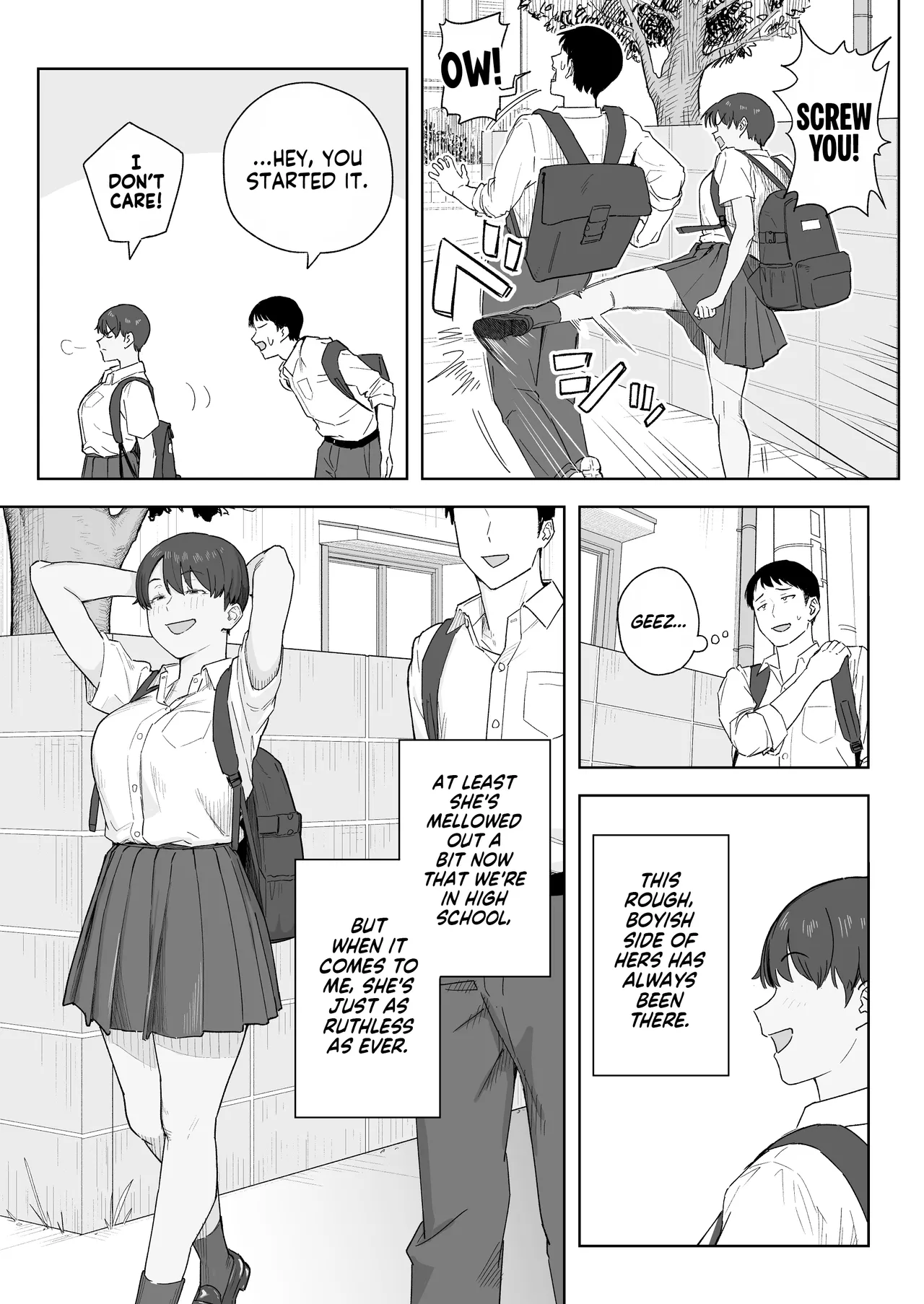 Mukashi Kara Otokoppoi Osananajimi mo Chanto Mesu ni Sodachimashita | Even my Tomboy Childhood Friend Grew up Into a Proper Female page 4 full