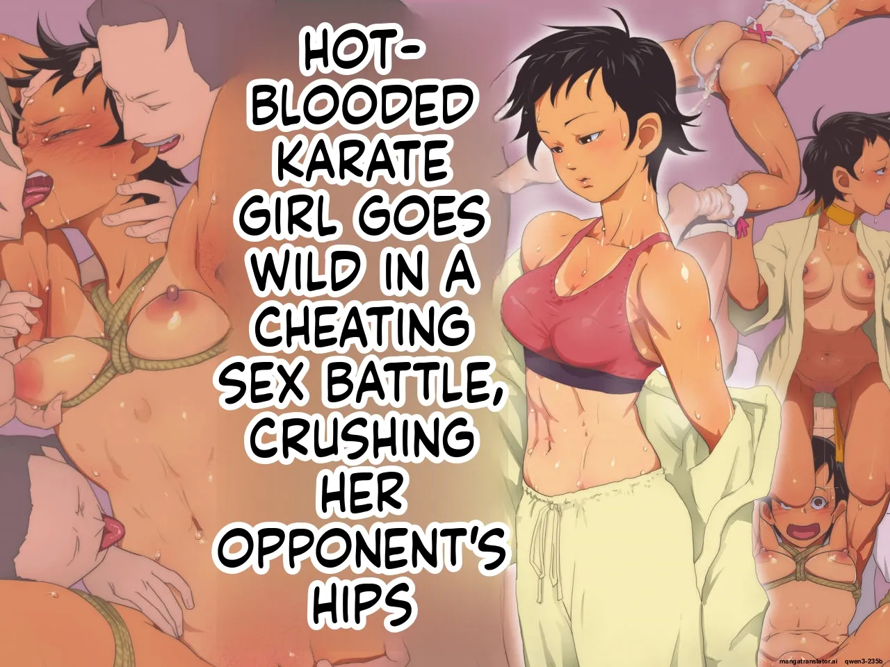Nekketsu Kouha Karate Musume ga Netorase Sekurosu de Abare Dote Koshikudake page 1 full