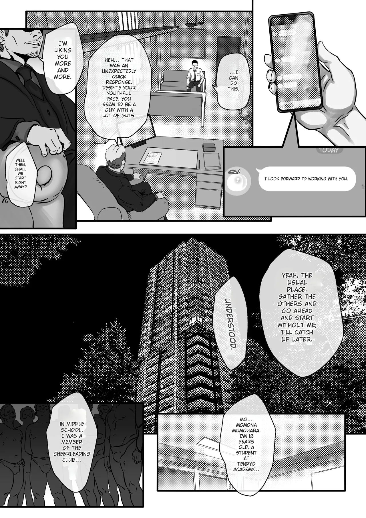 Osananajimi to Musubareru Hazu datta Idol Shibou Momona-chan ga Ojisan no Aijin ni Naru Hanashi. | The Story of Momona-chan, an Aspiring Idol Who Was Supposed to End Up With Her Childhood Friend, but Ends Up Becoming an Older Man's Mistress. page 10 full