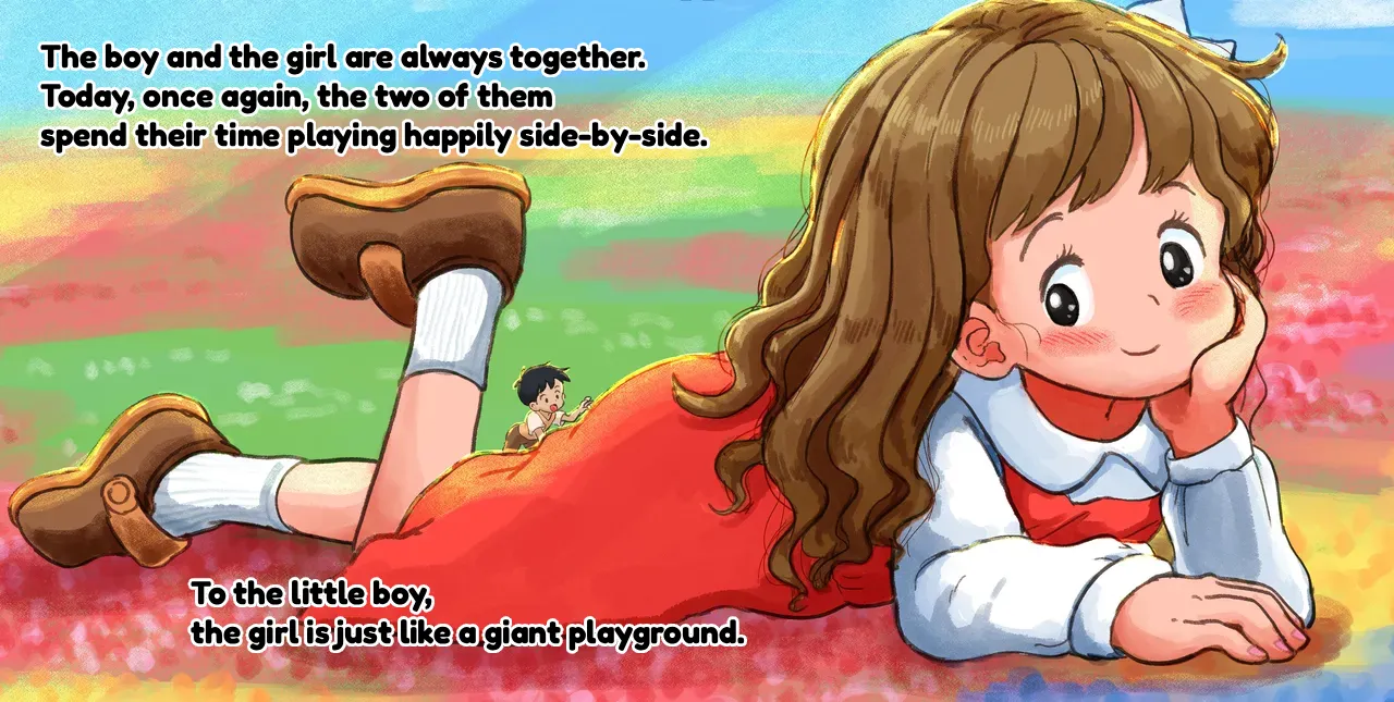A Big Girl and a Little Boy page 6 full