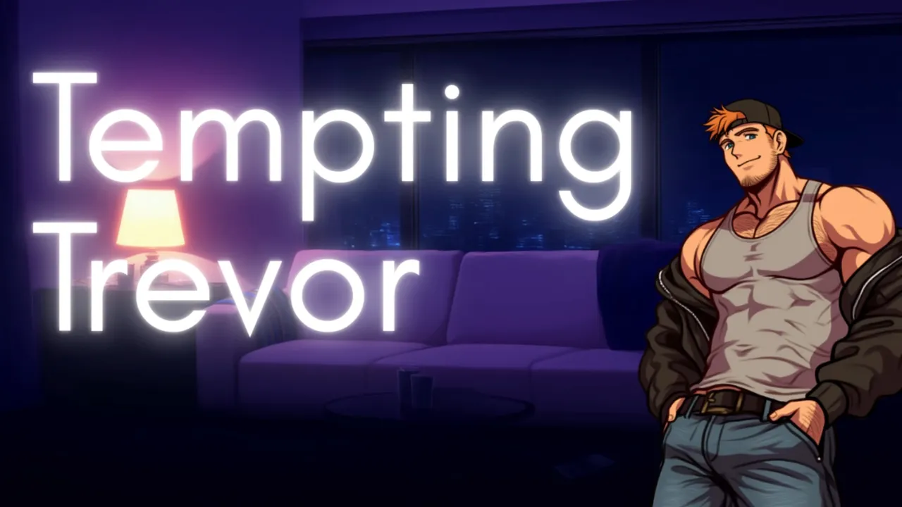 Tempting Trevor: A Short NSFW Gay Visual Novel page 1 full