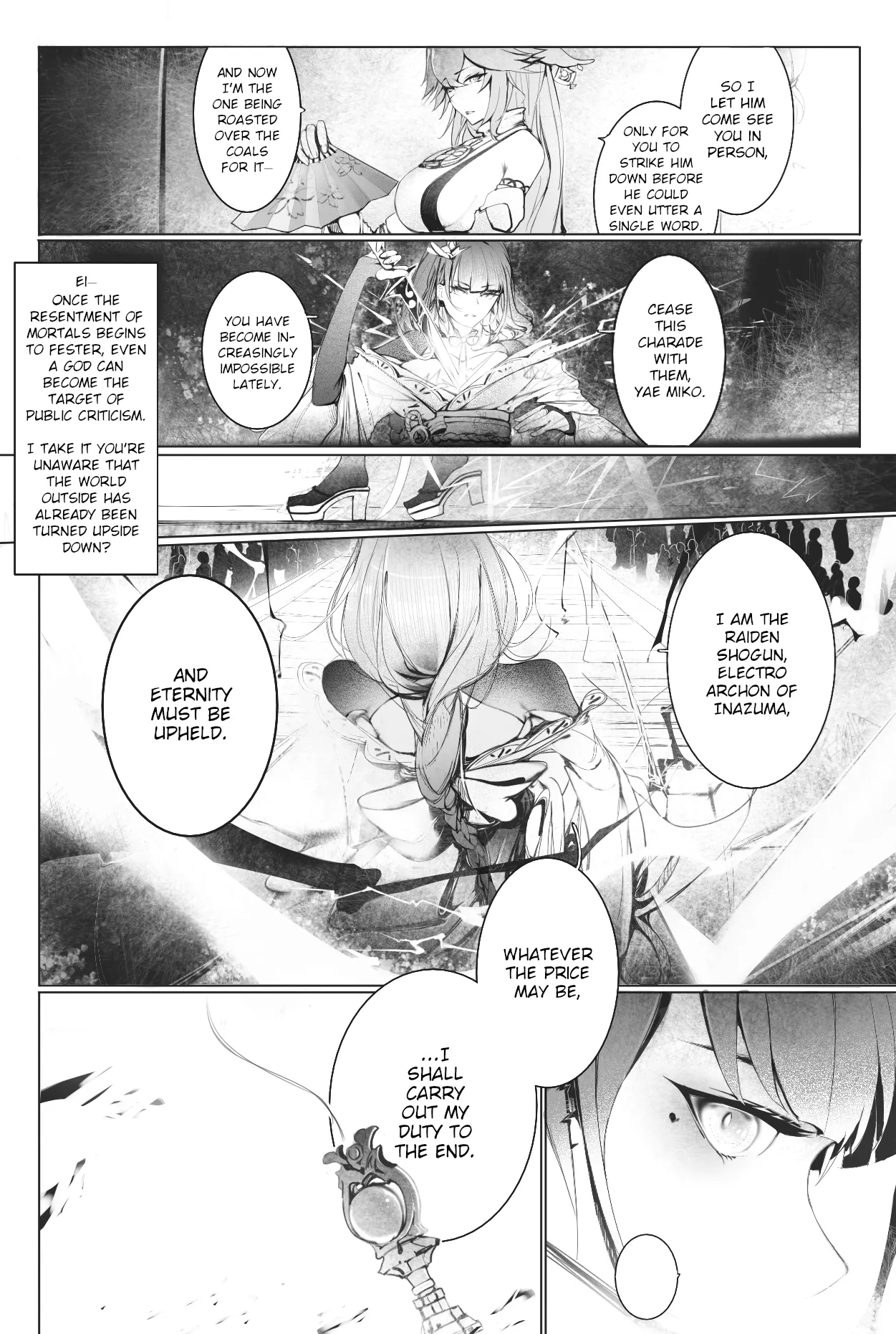 Raiden Shogun and Yae Miko page 2 full