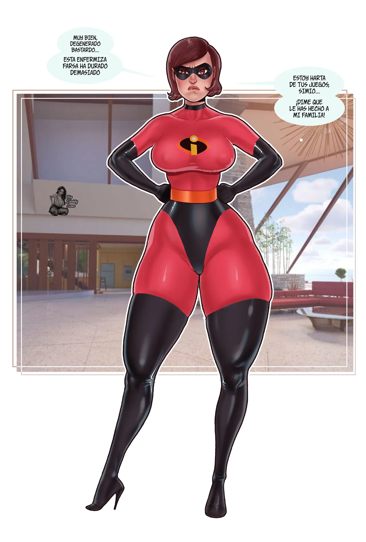 Instant Loss ~Mandrill VS ElastiGirl~ page 2 full