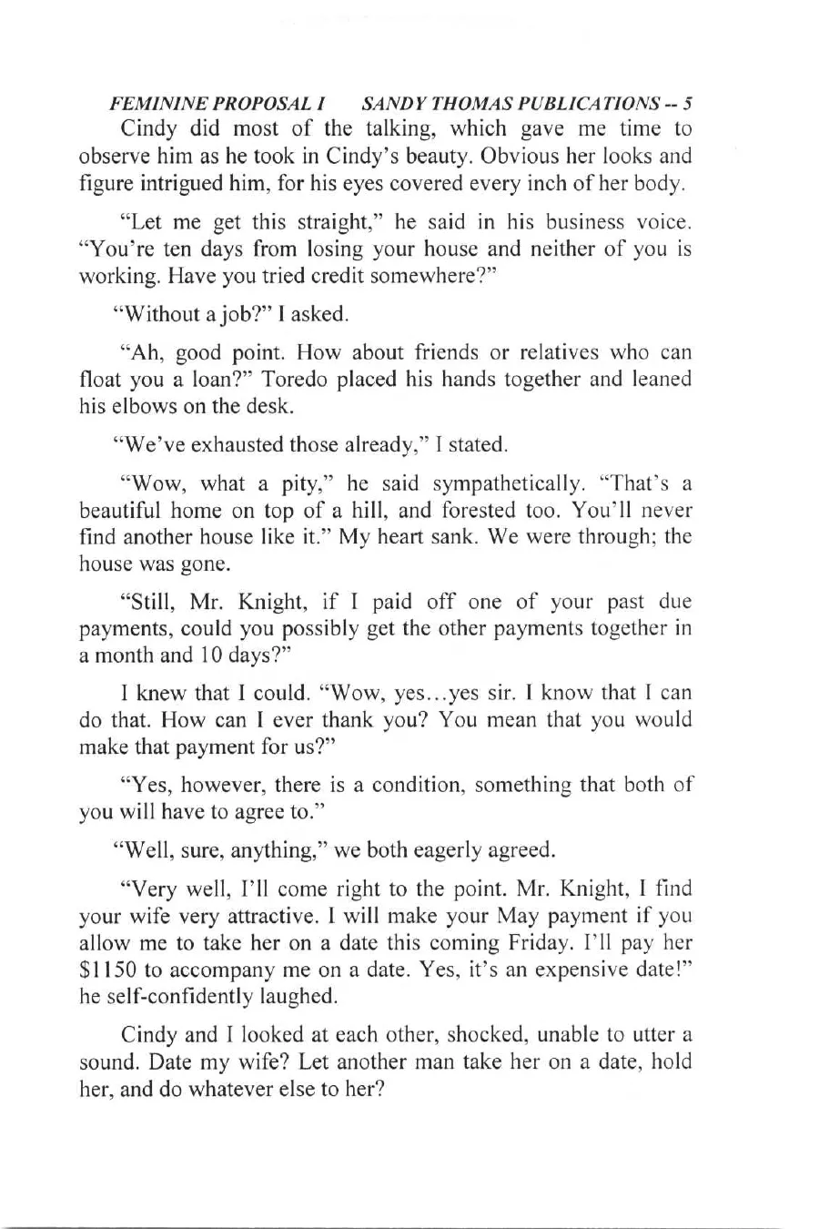Feminine Proposal I - Sandy Thomas page 6 full