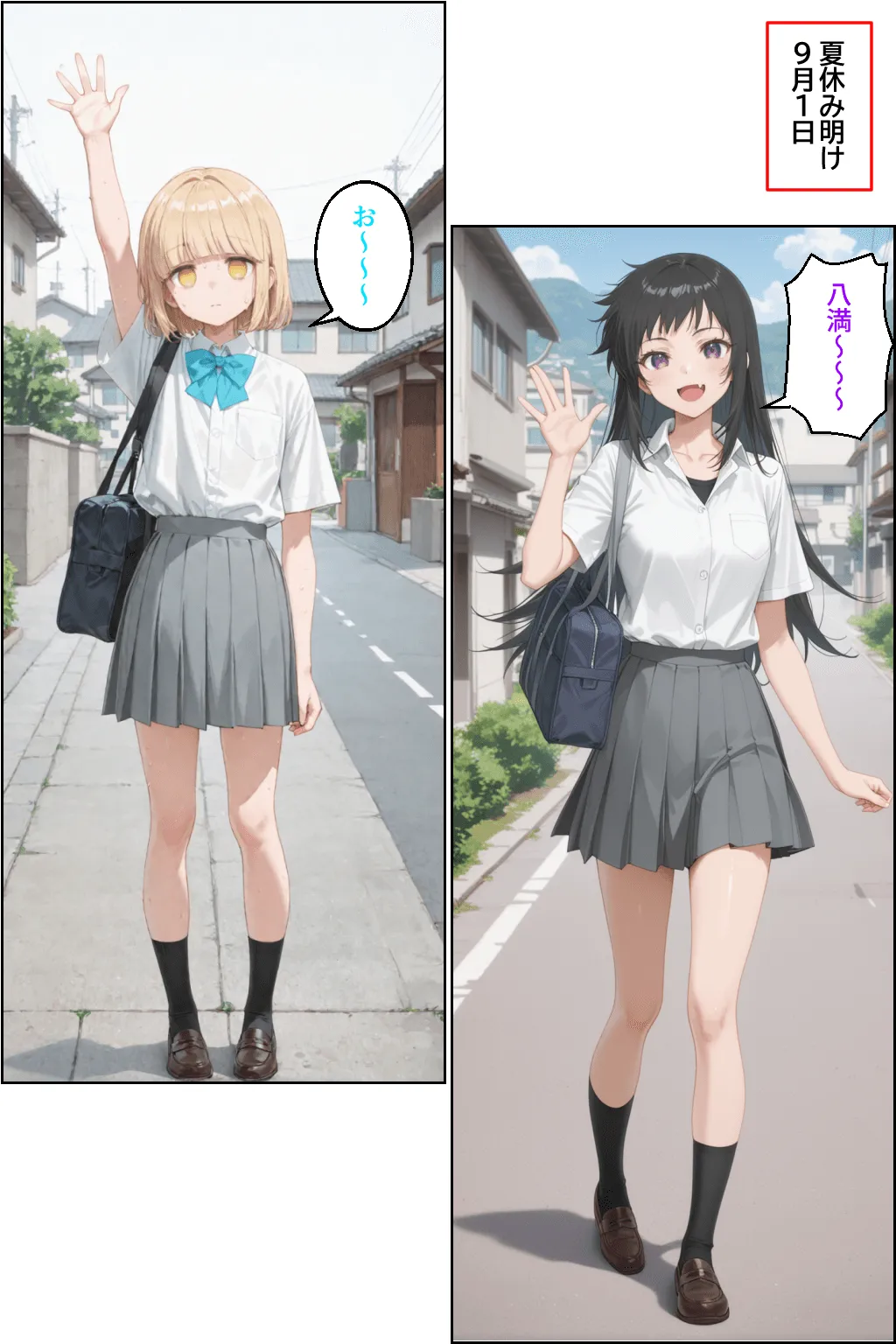 夏休みの日の式守さん page 2 full