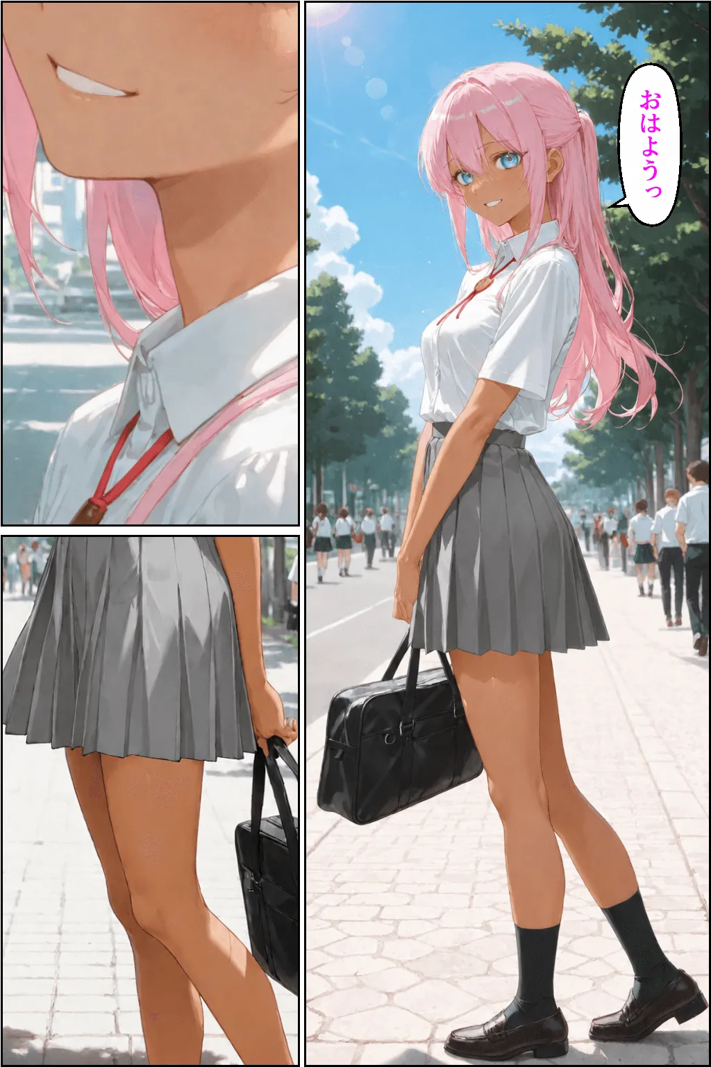 夏休みの日の式守さん page 5 full