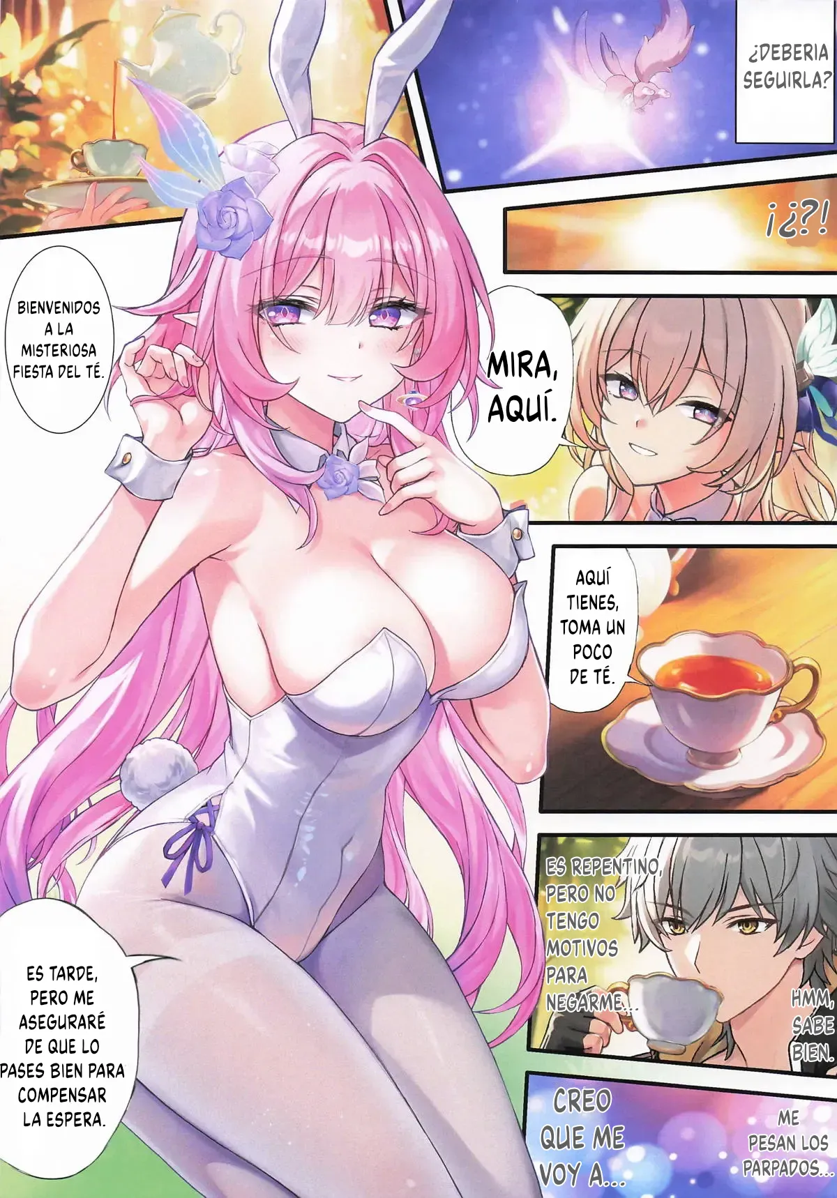 Hora del té en un misterioso camino onírico page 5 full