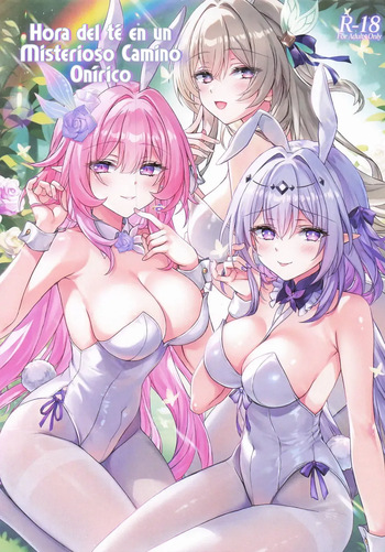 Hora del té en un misterioso camino onírico cover
