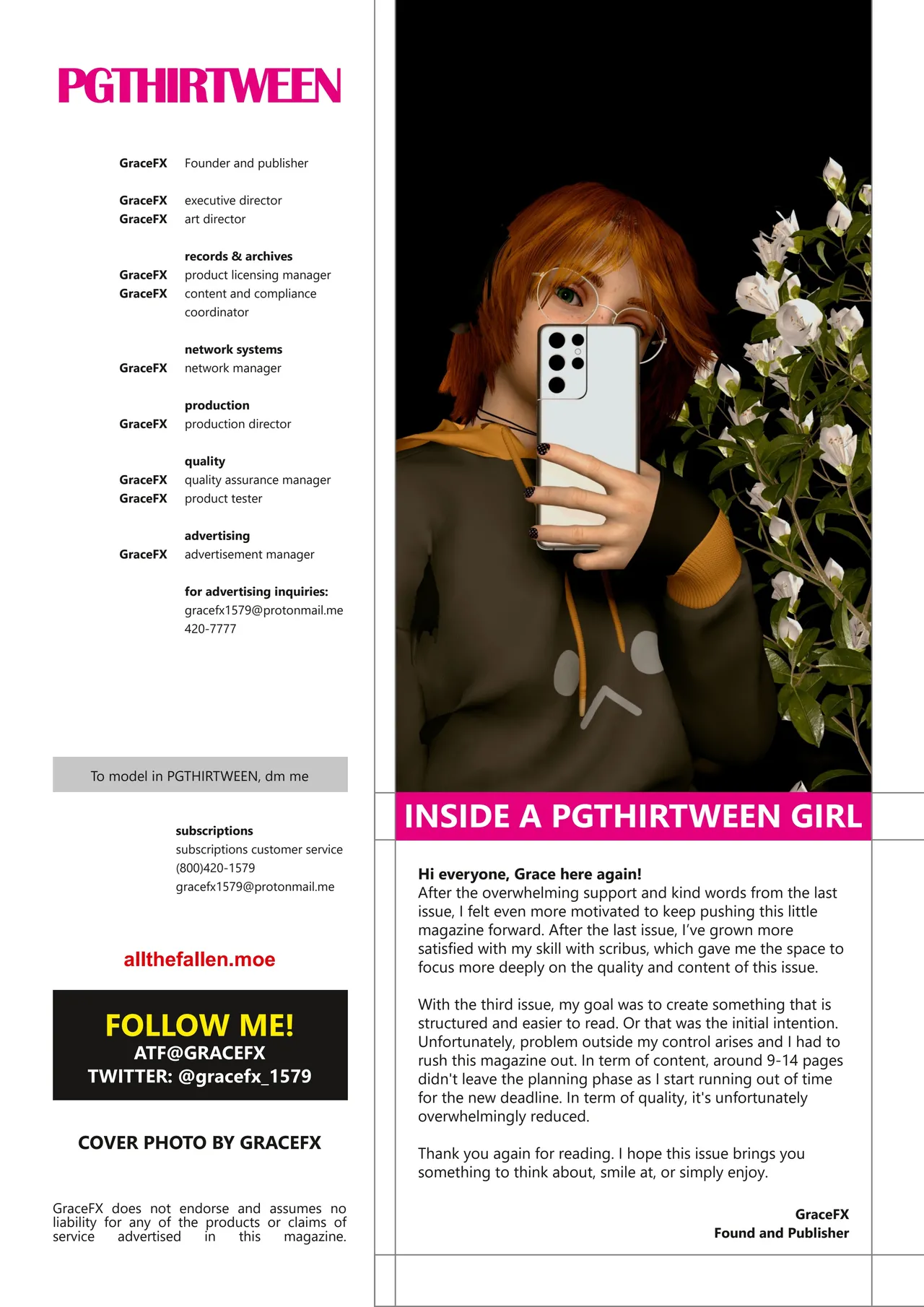 PGThirtween Issue No. 3 page 3 full
