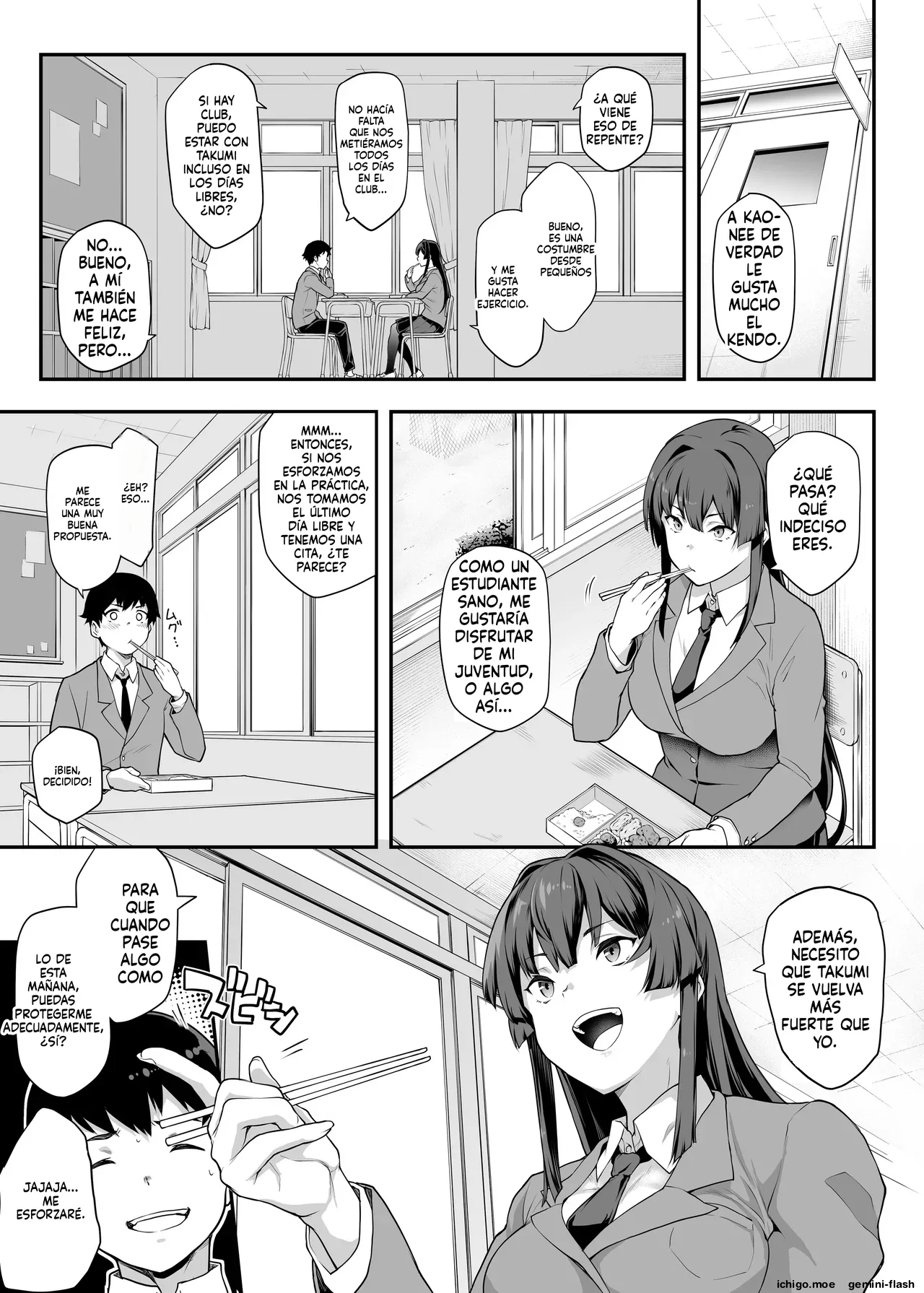 Kendoubu Shushou de Osananajimi no Bijin de Tsuyoi Boku no Kanojo ga, Charao ni Assari Otosareru Wake ga Nai page 5 full
