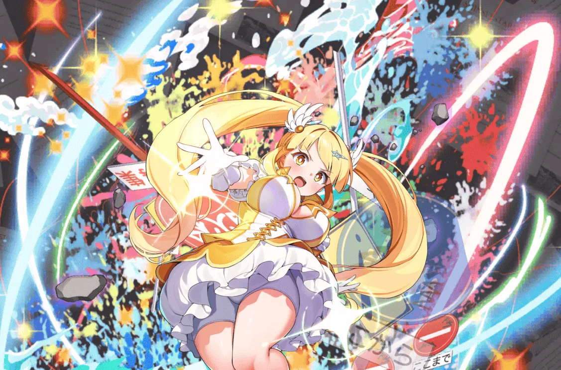 Twinkle Star Knights Charcter Arts page 6 full