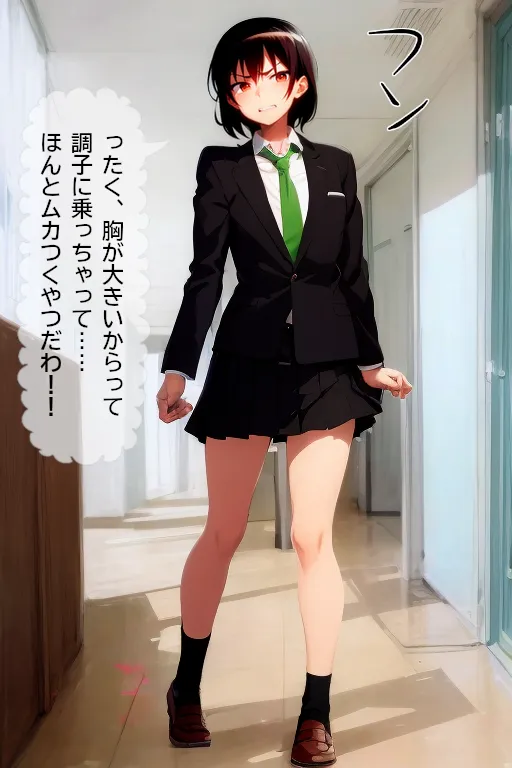 Sakunyū chichi kari kyōsei hin'nyū-ka ~ shibori torareru go jiman oppai page 9 full