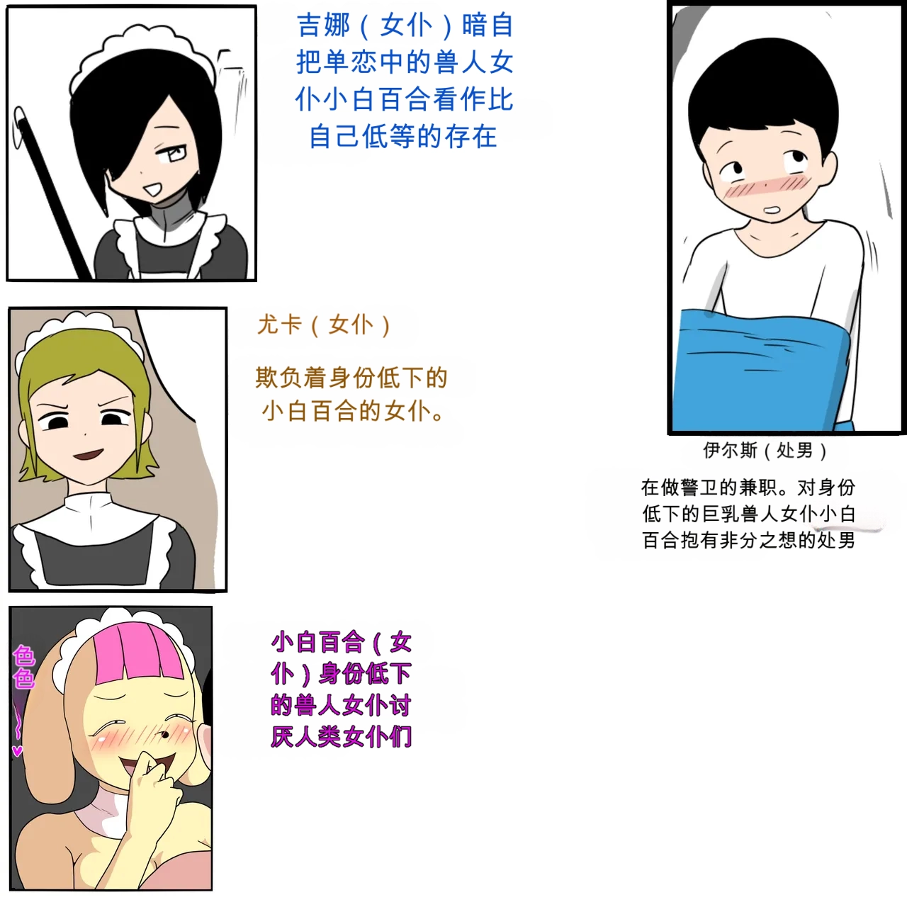 兽女仆女仆白玉优里是一只一心一意、助人为乐的杂狗。 page 2 full