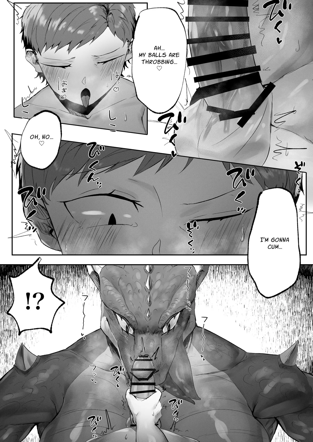 Doukutsu de Mesudora to Souguu shita Futanari | Futanari Dickchick Encounters a Female Dragon in a Cave page 6 full