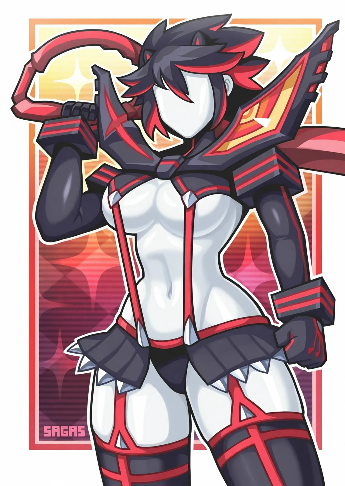 Sorry beta losers, but the only way you get to look at Ryuko is when she's totally mannequinized! page 4 full