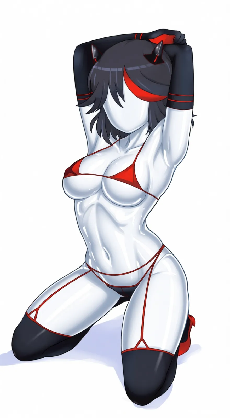Sorry beta losers, but the only way you get to look at Ryuko is when she's totally mannequinized! page 6 full