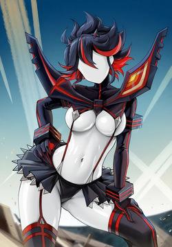 Sorry beta losers, but the only way you get to look at Ryuko is when she's totally mannequinized!