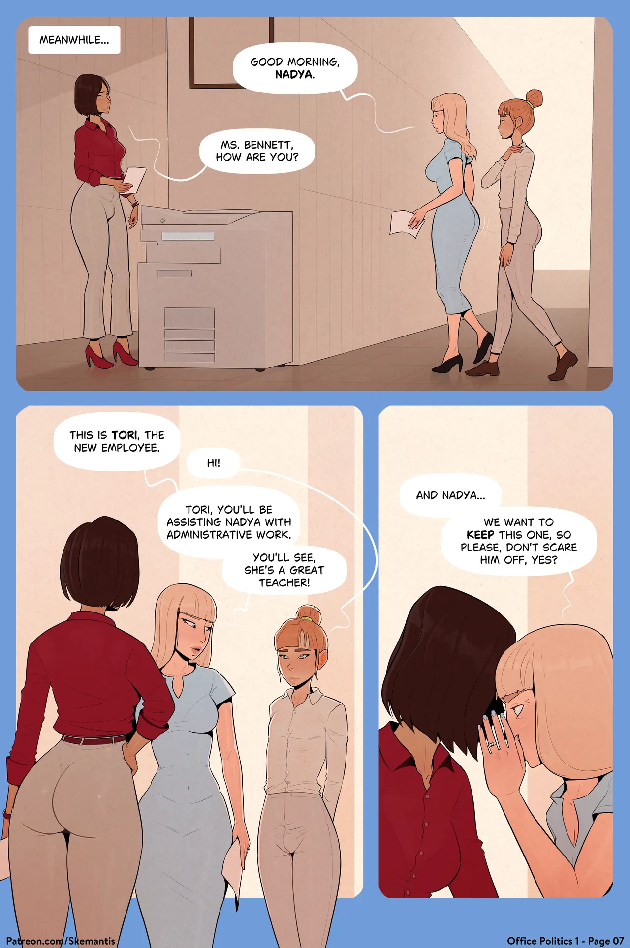 CYOA - Office Politics: Episode 1-6 page 7 full
