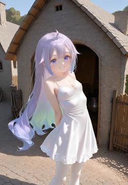 D-infinity ユニコーン 麦畑でいちゃいちゃする