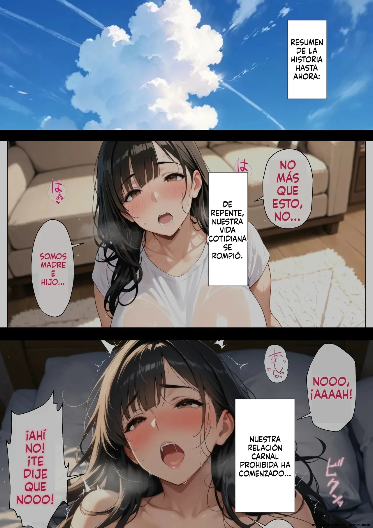 Miboujin no kaasan to jikkade icha love sex 2 page 2 full
