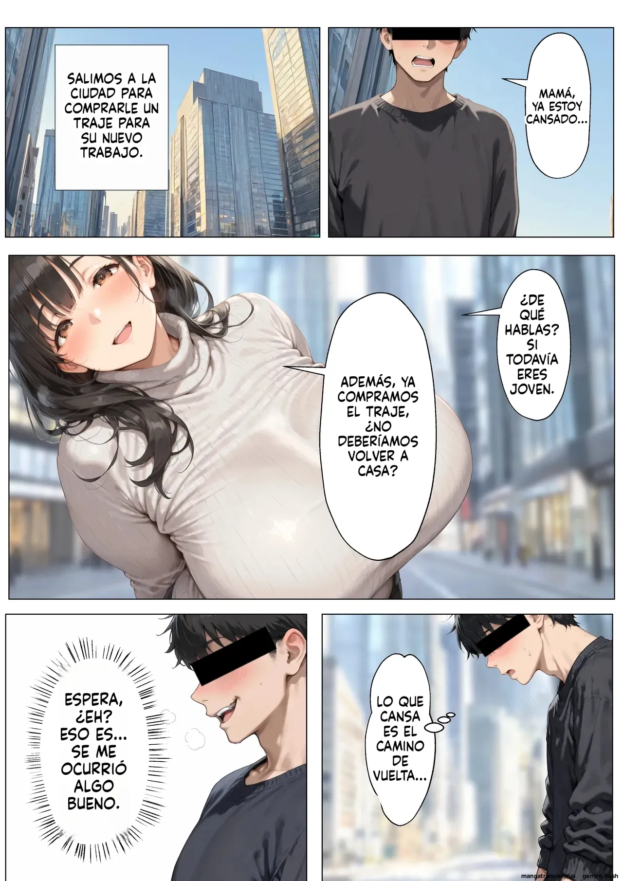 Miboujin no kaasan to jikkade icha love sex 2 page 4 full