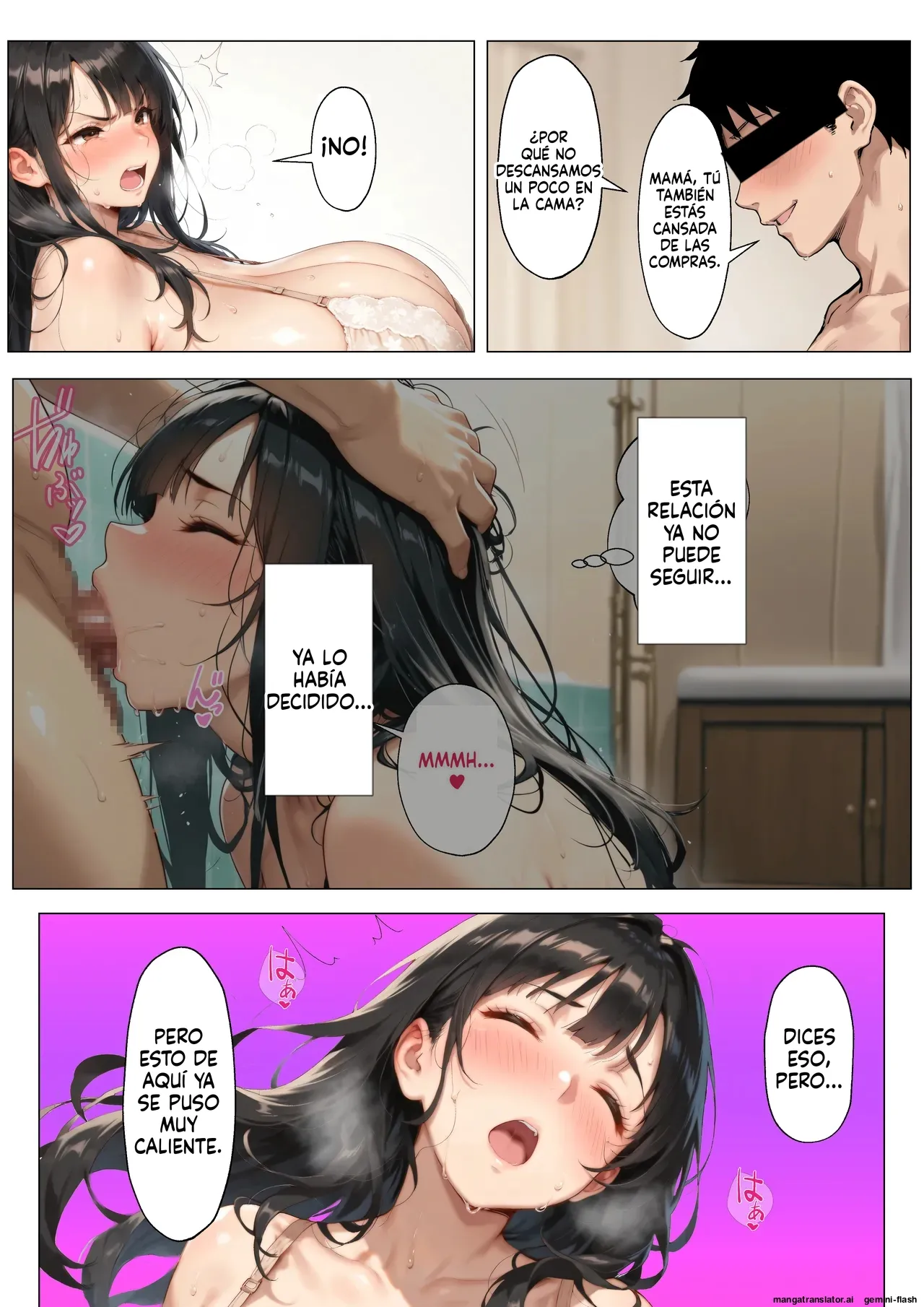 Miboujin no kaasan to jikkade icha love sex 2 page 8 full