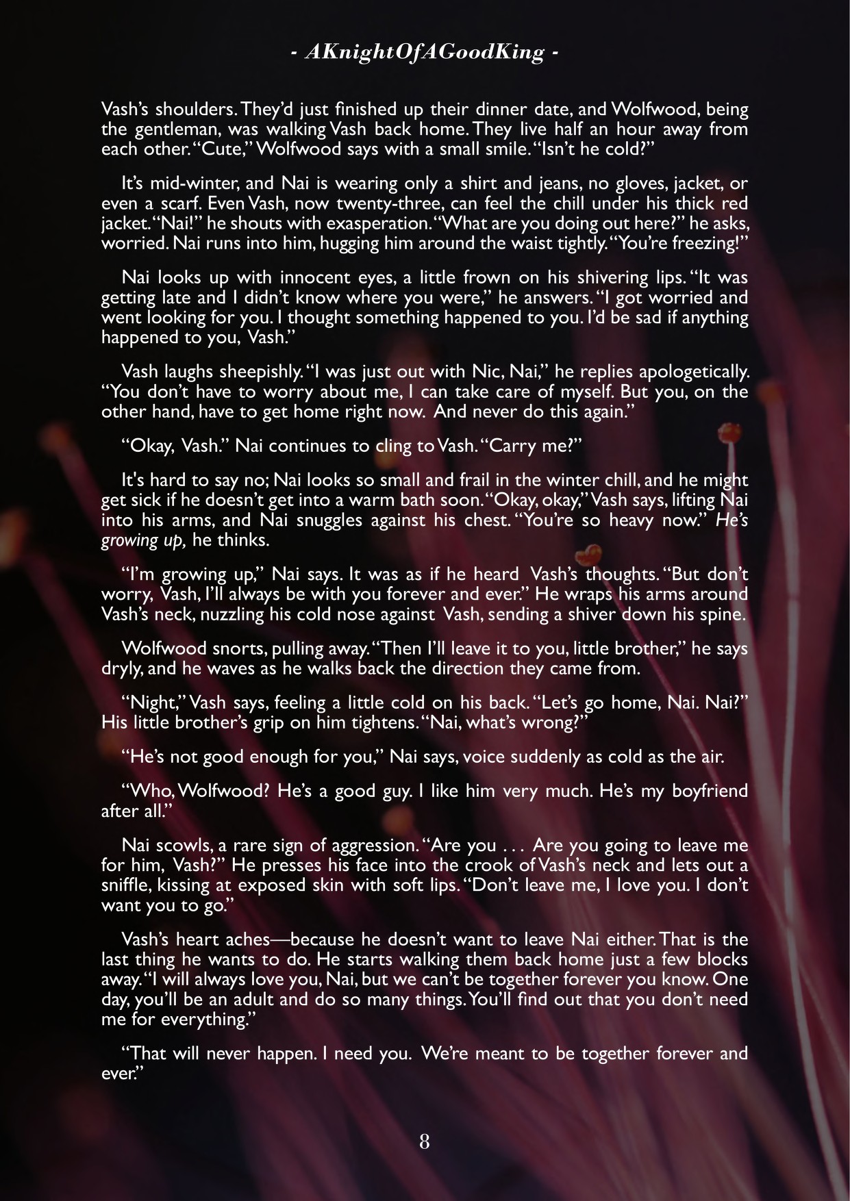 A Song of Brothers: A Knives x Vash Zine page 8 full