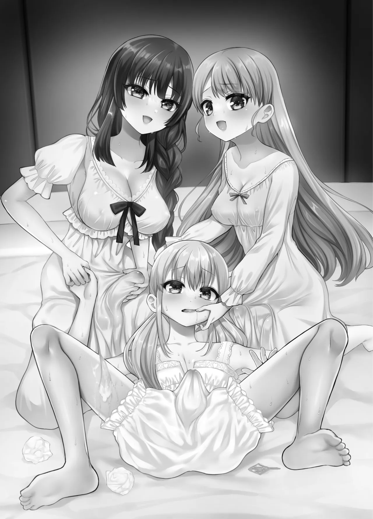 Yokubou Kaihou! Uzuku Shirushi de Afureru Honne!~ Futatsu no Netsu ni Tsutsumareru Yoru ~ page 2 full
