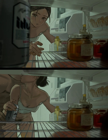 In Front of the Fridge cover