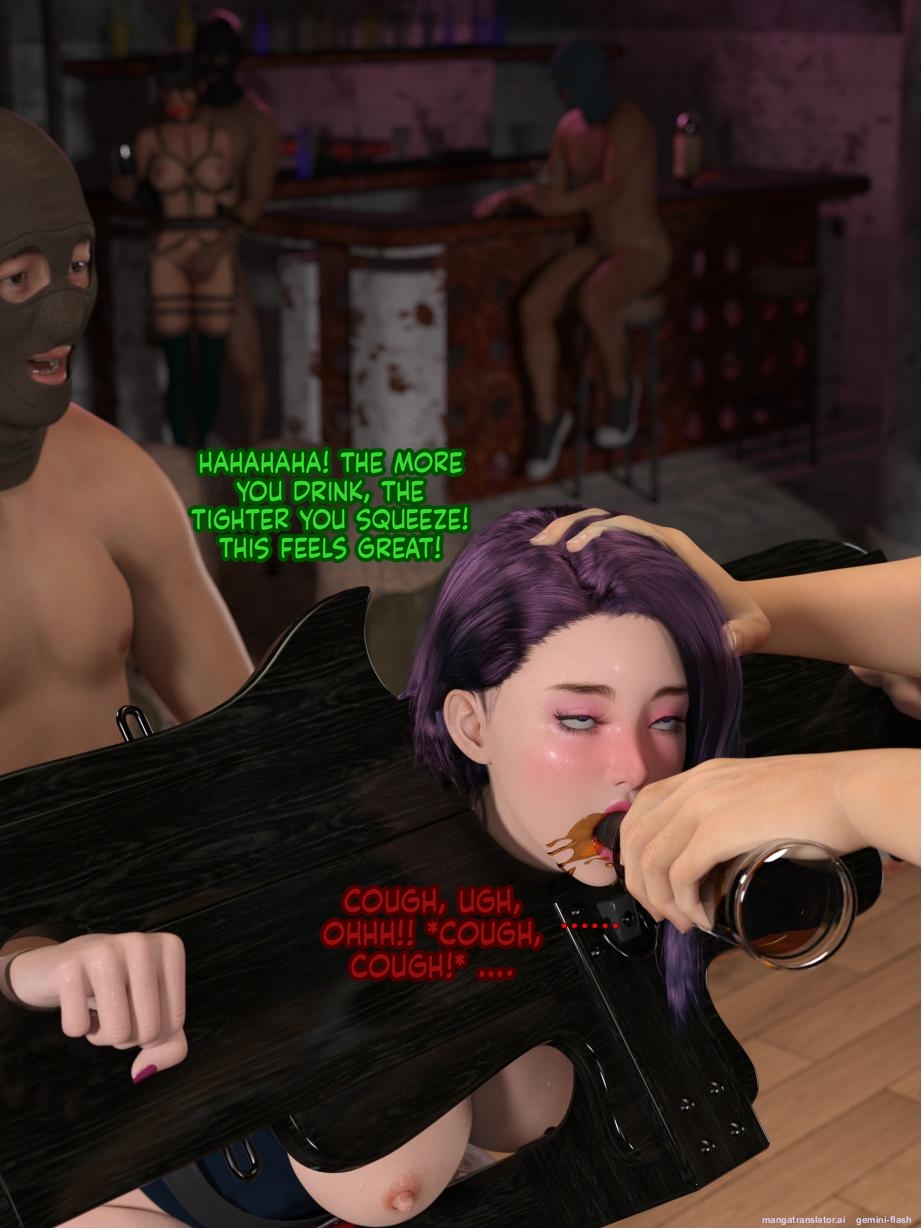 Black Stocking Female Police Team page 8 full
