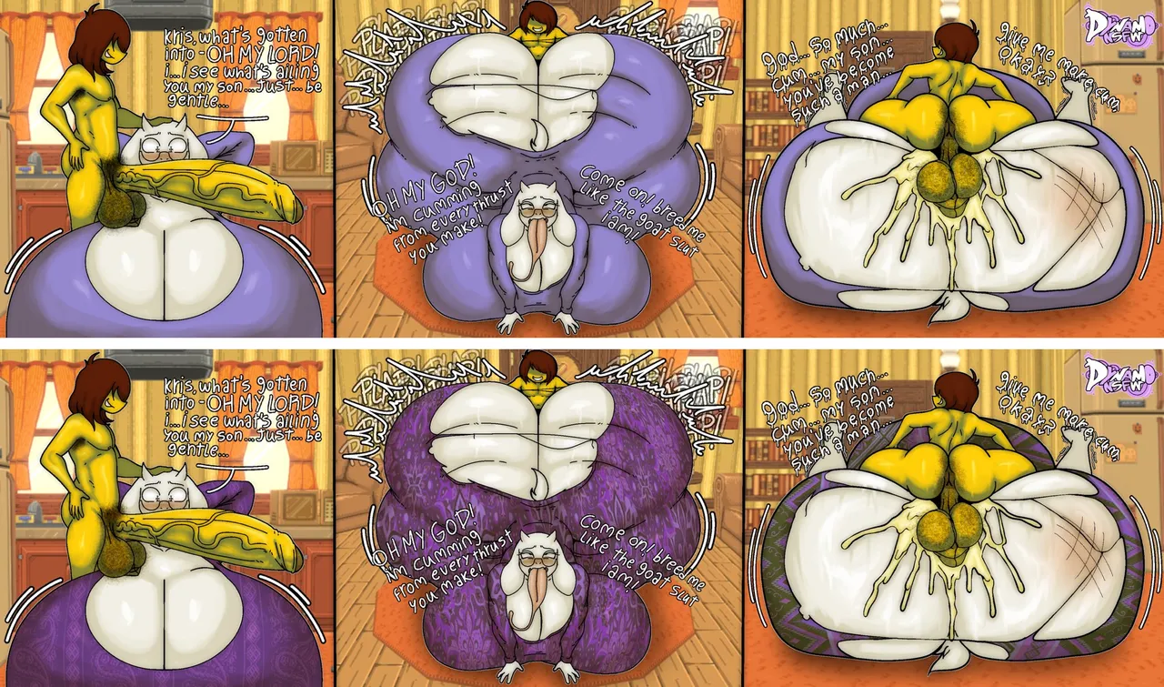 Toriel wanted to show Kris her new dresses page 9 full
