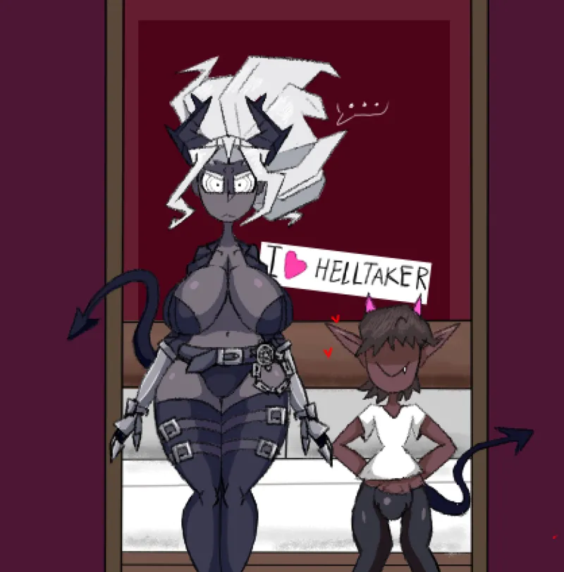 A couple of demons having some fun or something like that. page 1 full