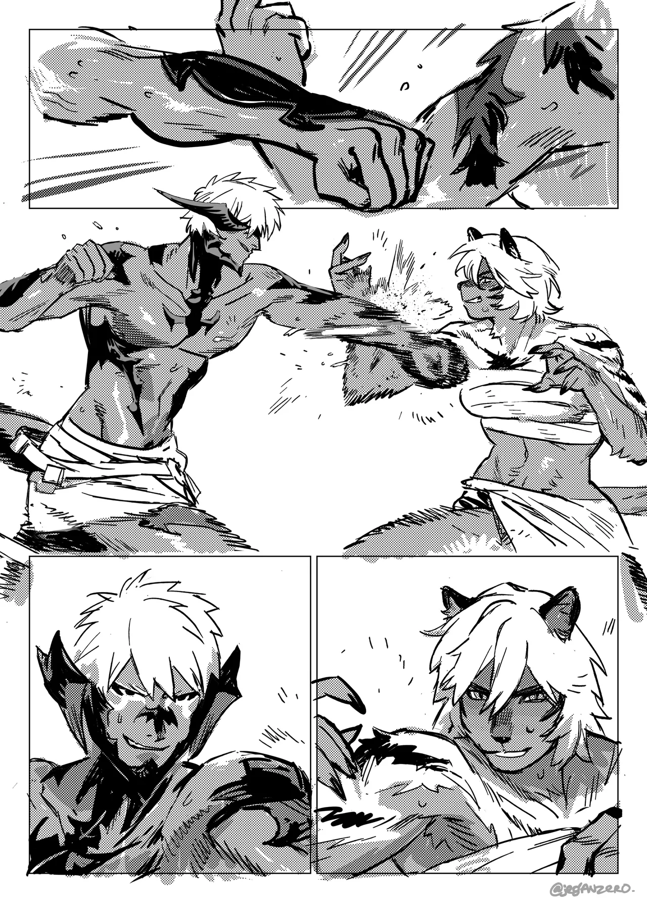 FF XIV Comic Commission page 1 full