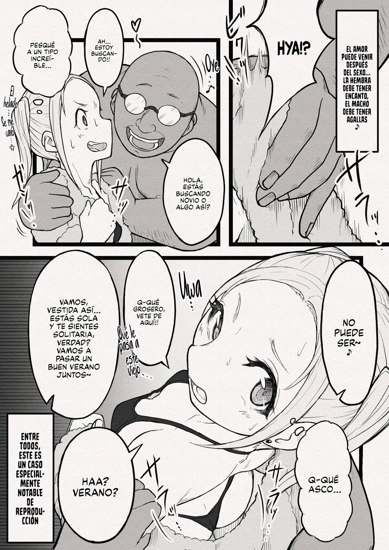 Manatsu na Tanetsuke Nanpa ~Junpaku no Mesu wa Kuroki Osubutairo ni Somaru~ page 4 full