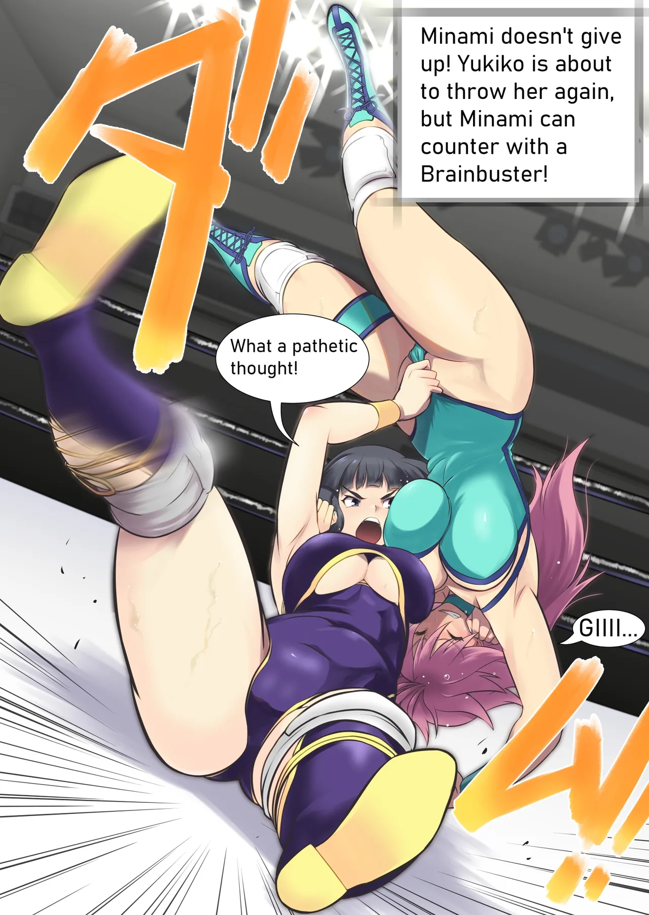 Wrestle Showdown! -Ice Angel- page 6 full