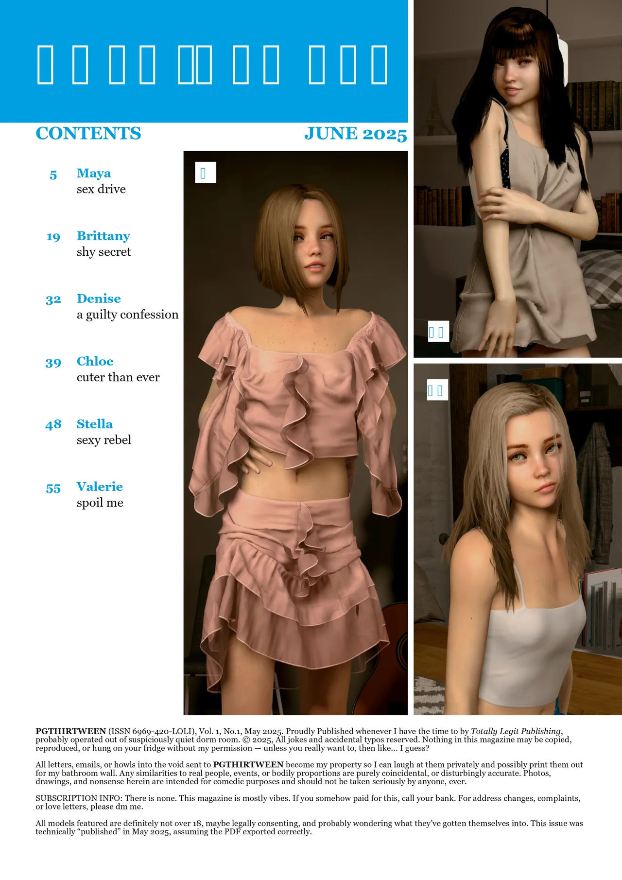 PGThirtween Issue No. 1 page 4 full