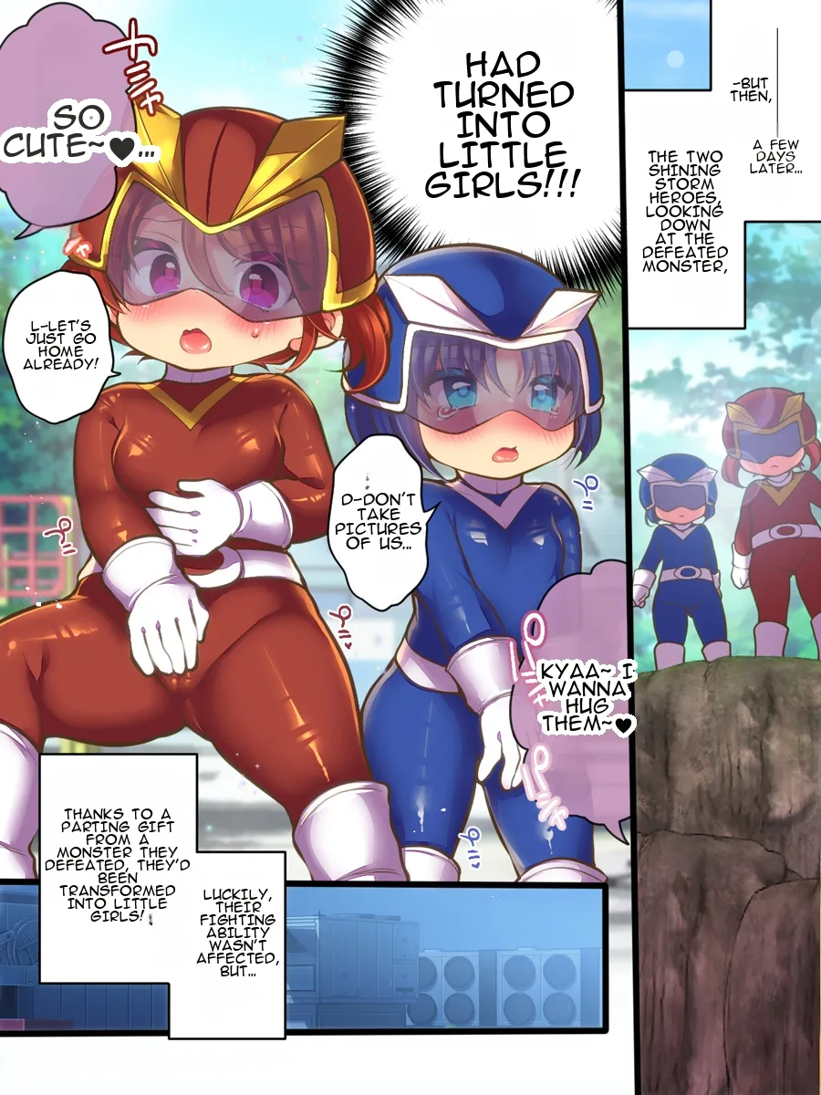Moto Hero no Omorashi Sentouin wa Mama ni wa Katemasen! | A Former Hero Who Wets Herself in Battle Can't Beat Her Mom! page 3 full