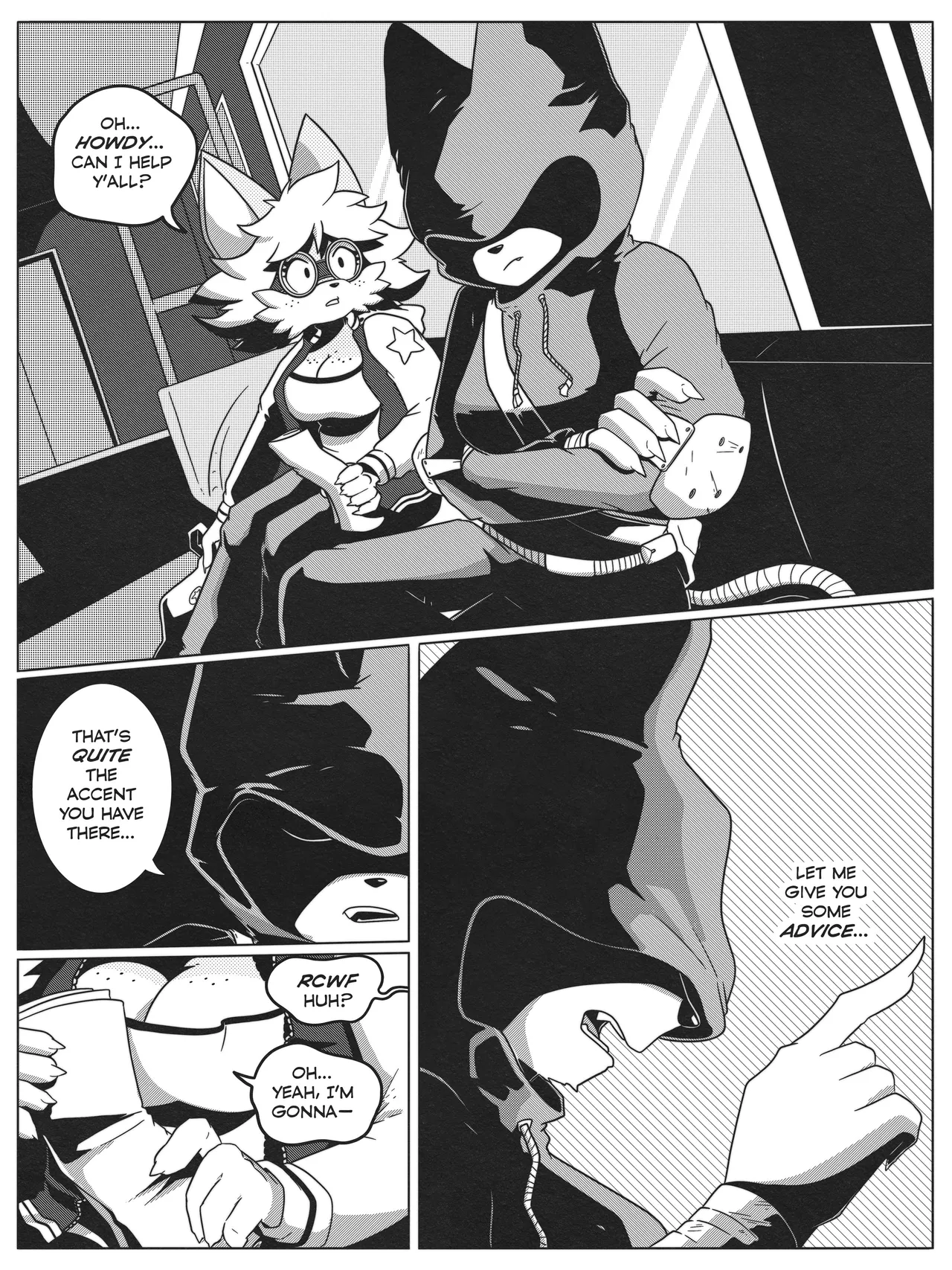 Ring Cats: Chapter 2 - A New Face Saddles Up page 9 full
