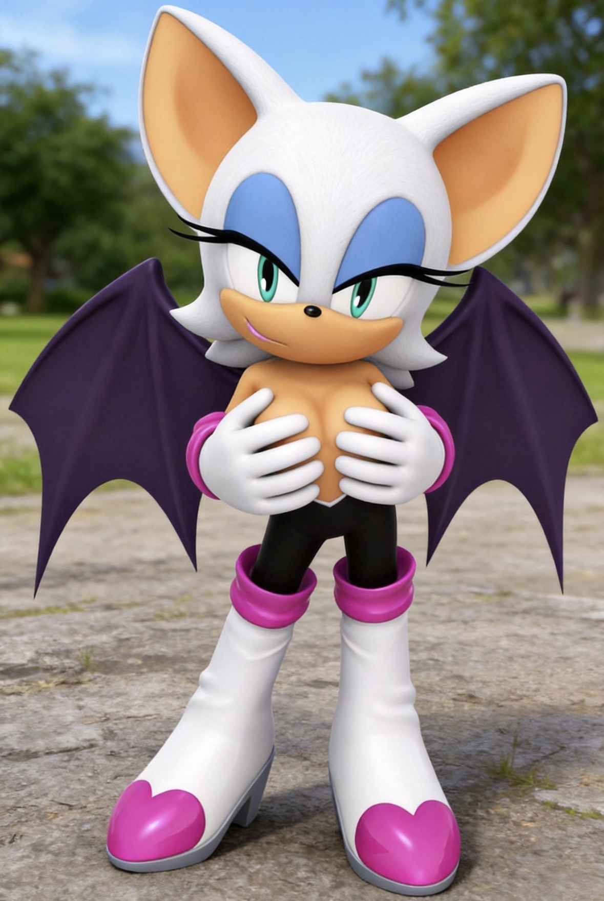 NintenArt 3D | Rouge the Bat page 1 full