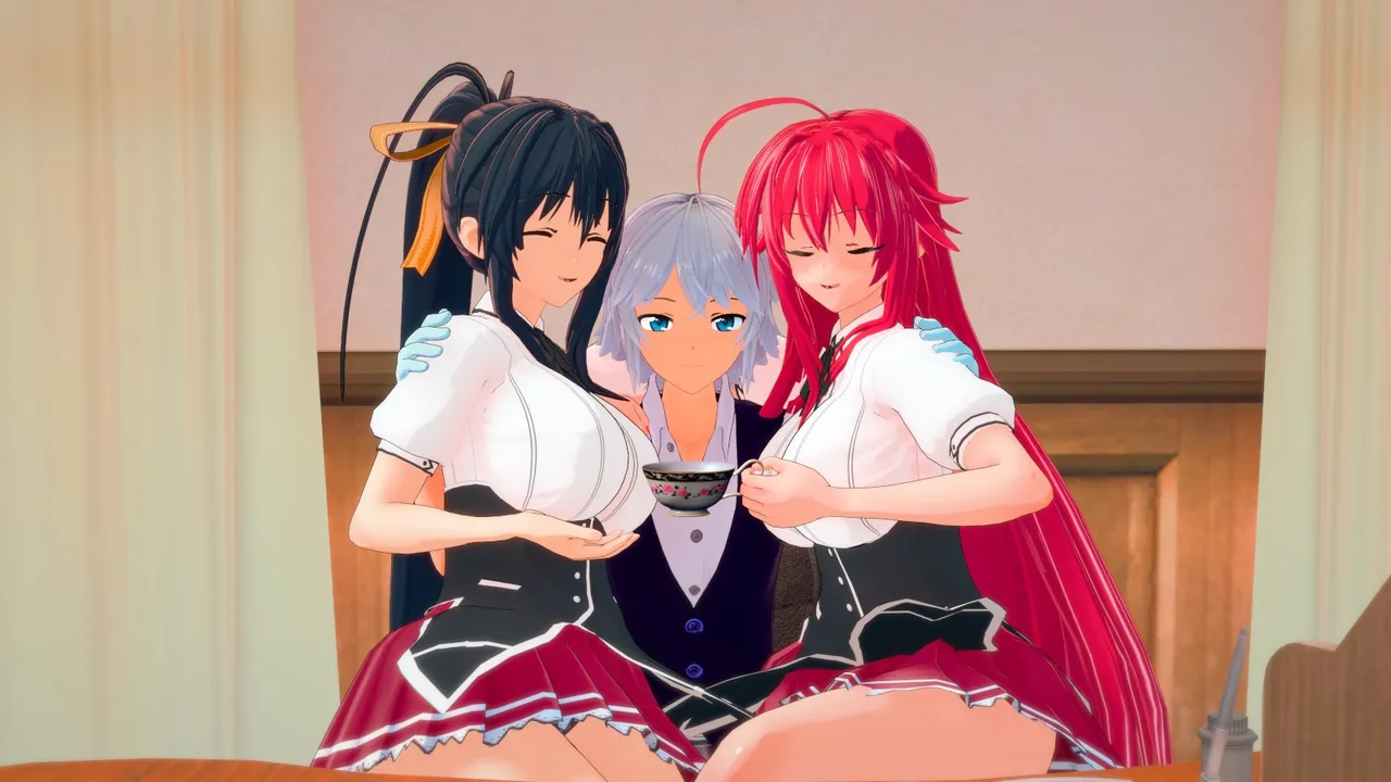 Rias x Akeno Timestop page 1 full