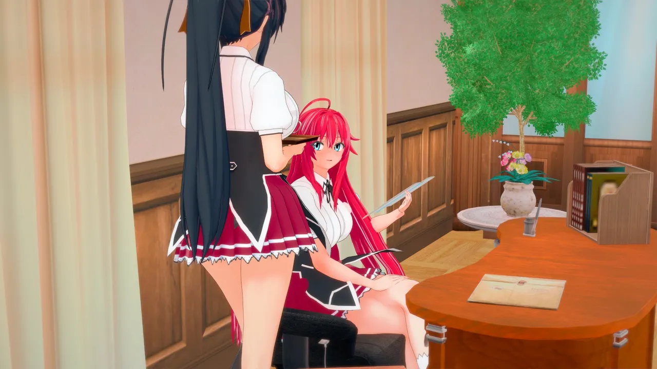Rias x Akeno Timestop page 7 full
