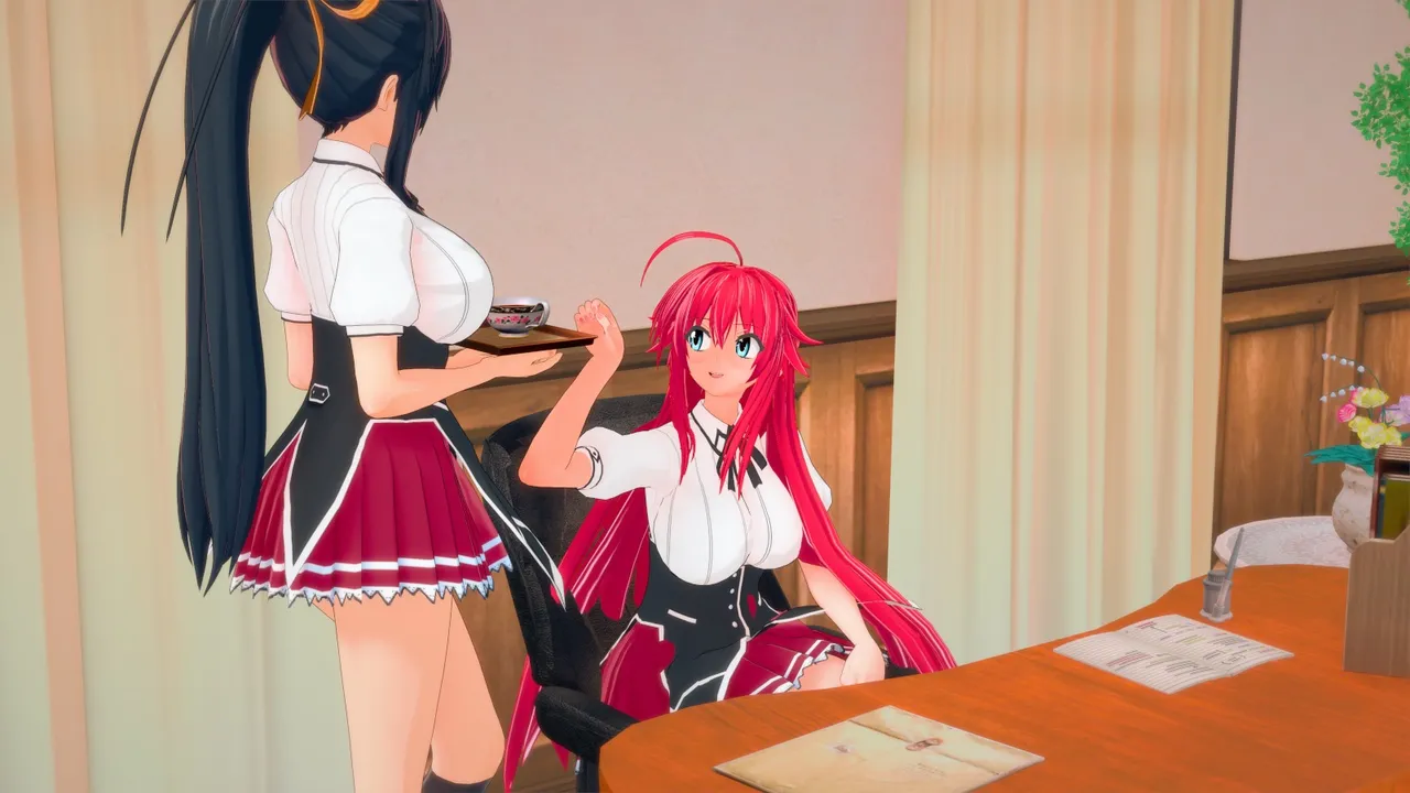 Rias x Akeno Timestop page 9 full