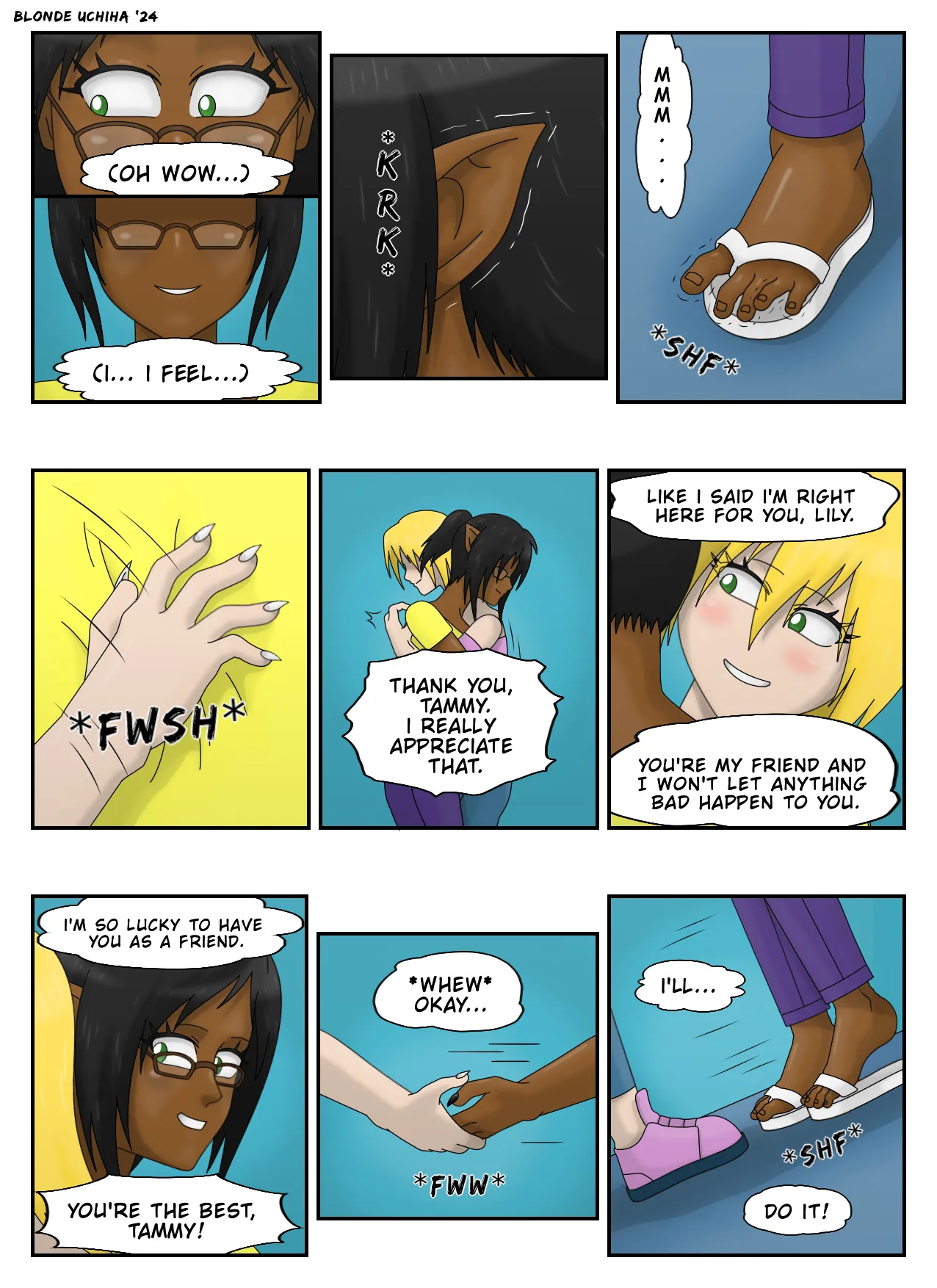 Two Girls Four Paws page 6 full