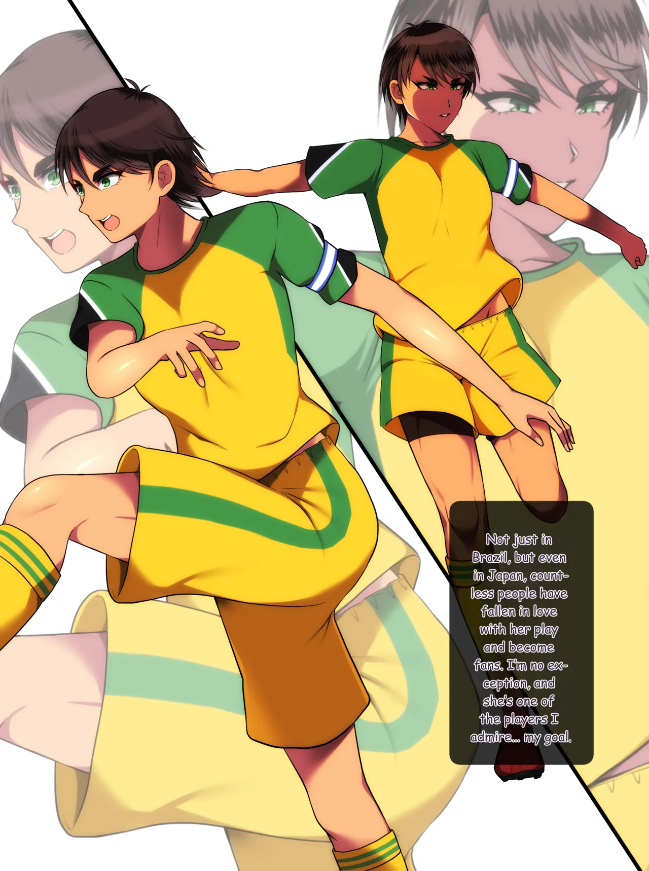 Akogare no Ikemen Onna Oni Coach ga Masaka no Kakure Kyonyuu datta node Chinpo mo Shigoite moratta Hanashi - English page 7 full