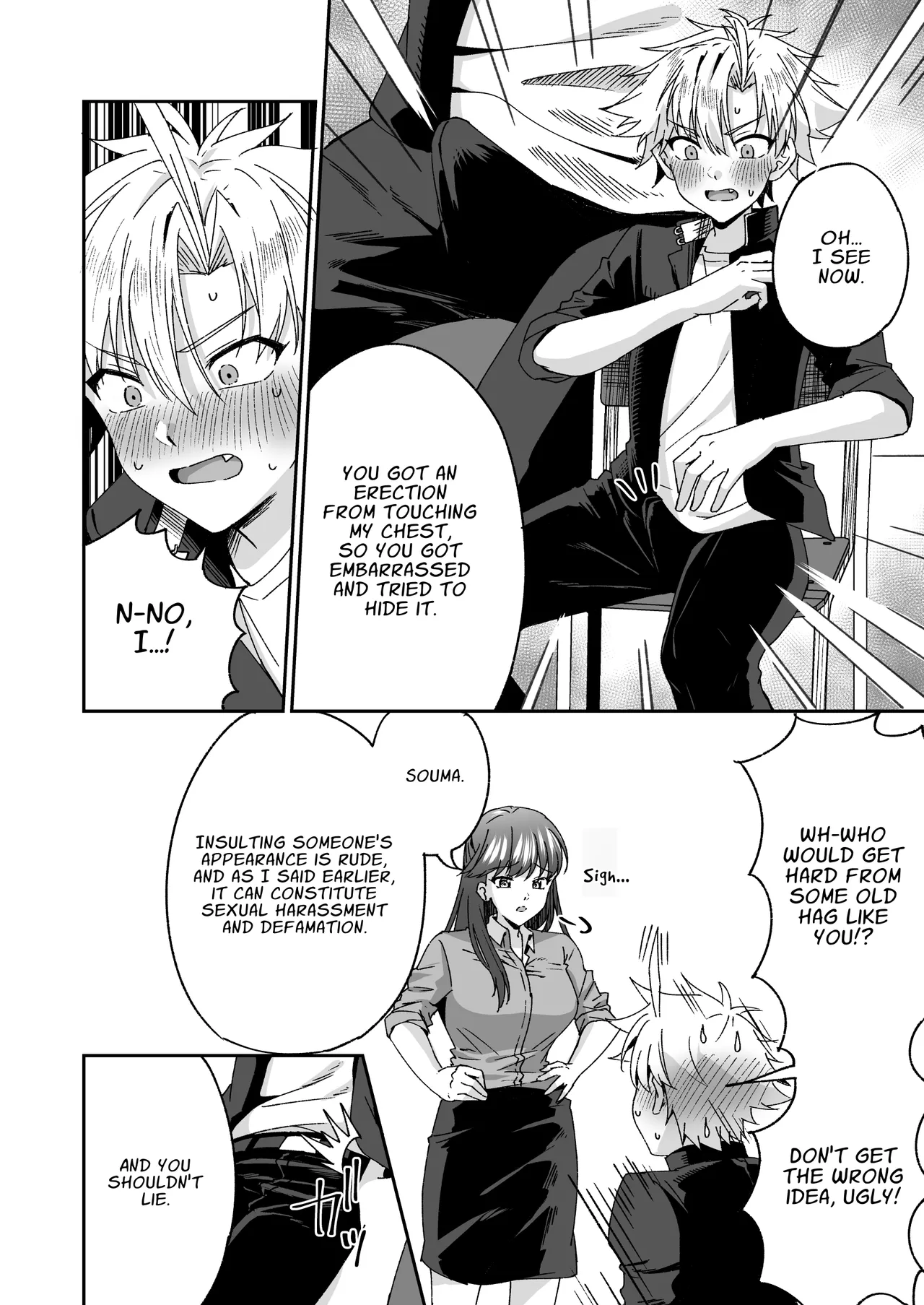 Otonagirai na Furyoushounen ga Futanari Tennen Onna Kyoushi ni Teisoutai Shasei Kanri Gyaku Anaru de Kousei Saserareru Hanashi | Delinquent Gets Chastity Belt Ejaculation Management &amp; Disciplinary Reverse Anal Rehabilitation page 9 full