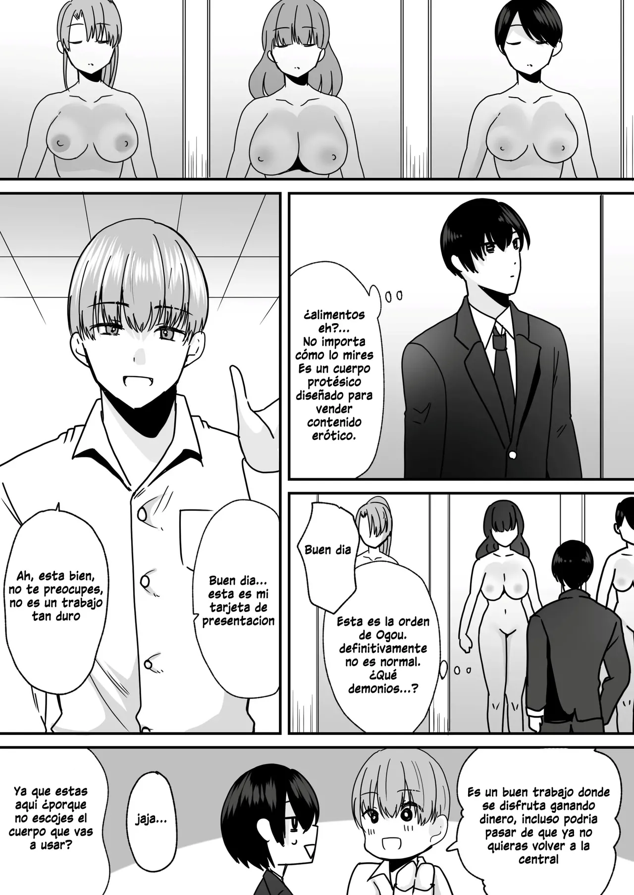 Anata ♂ wa, Bishoujo Sekusaroido ♀ ni Tamashii o Insutouru Saremashita! | ¡Tu alma ♂ ha sido instalada en un hermoso sexandroide ♀! page 5 full